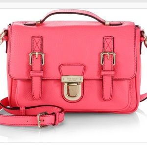 Kate Spade Lola Avenue Bright Coral Pink Satchel Crossbody
